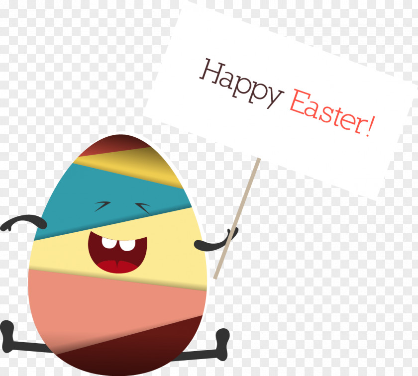 Cute Cartoon Egg Easter Illustration PNG