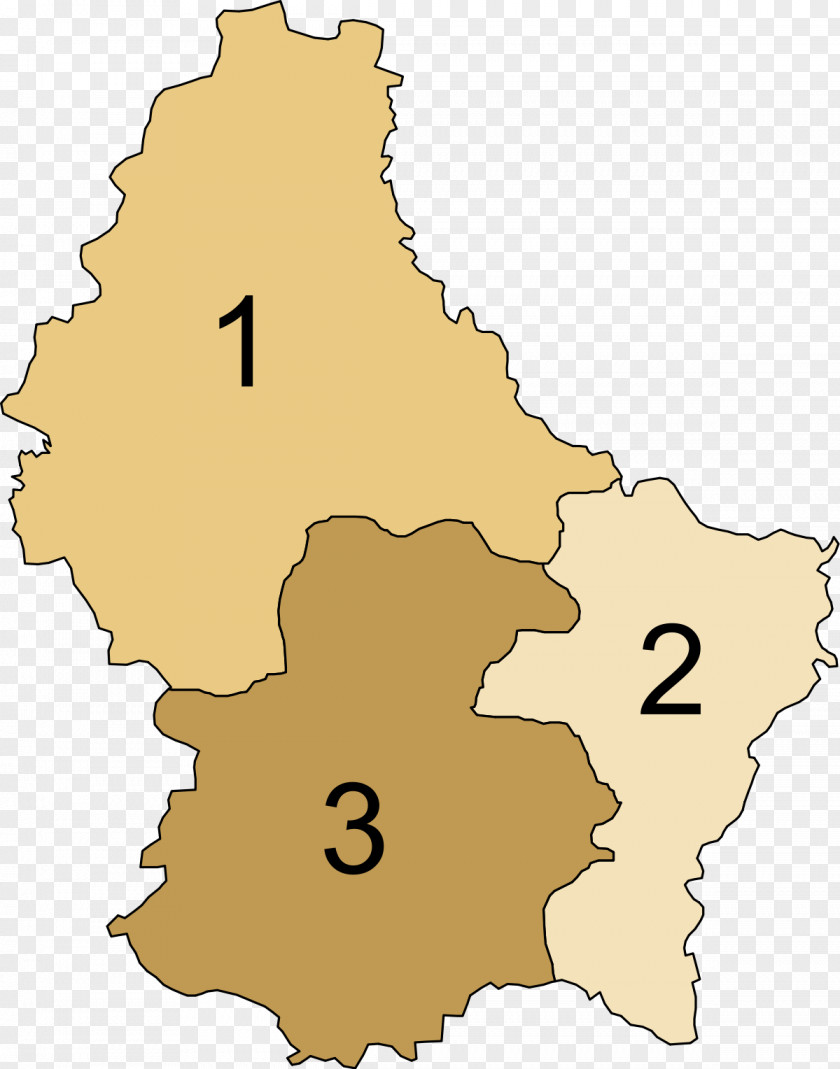 Luxembourg City Diekirch District Districts Of Cantons Administrative Division PNG