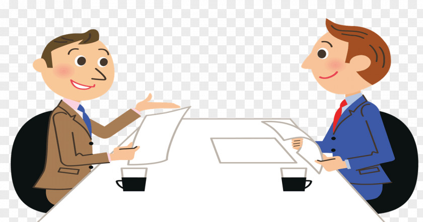 Management Recruiter Interview Cartoon PNG