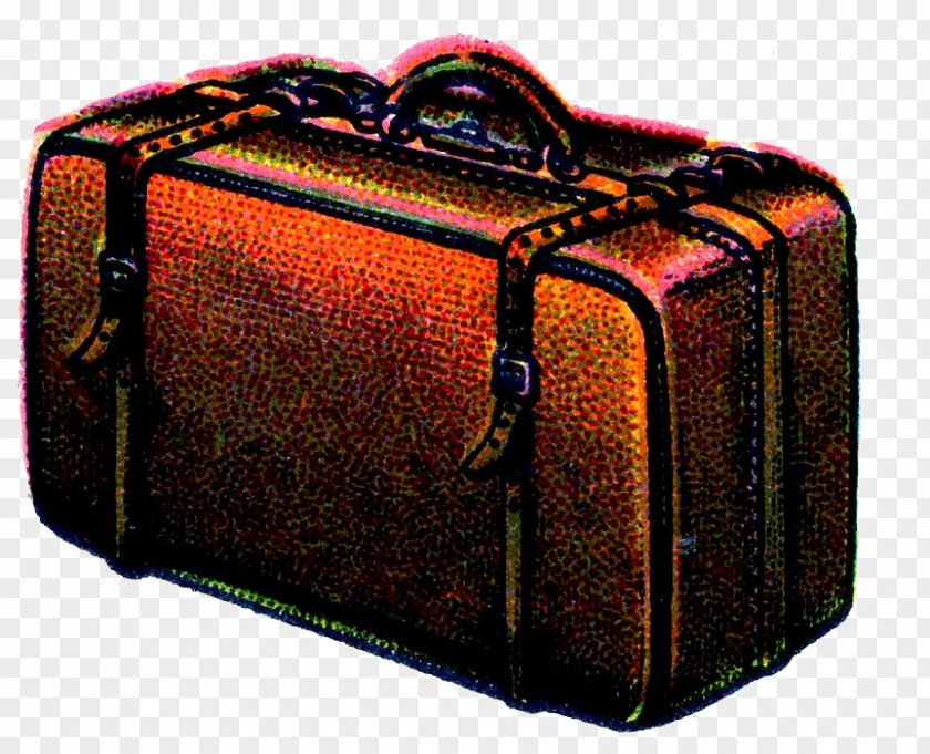 Retro Suitcase Blog Cocker Spaniel Hand Luggage PNG