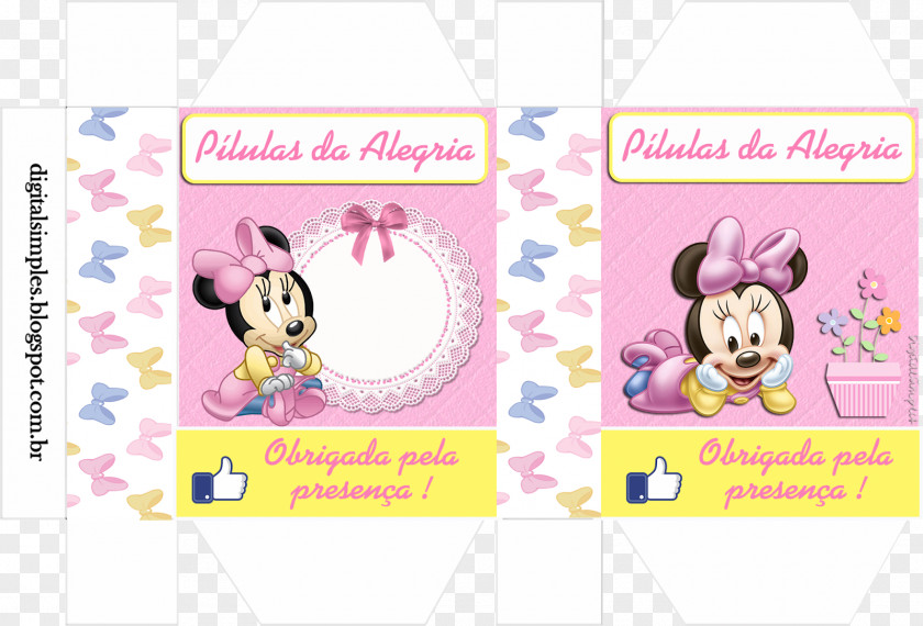 MINNIE Minnie Mouse Birthday Mickey Party Baby Shower PNG