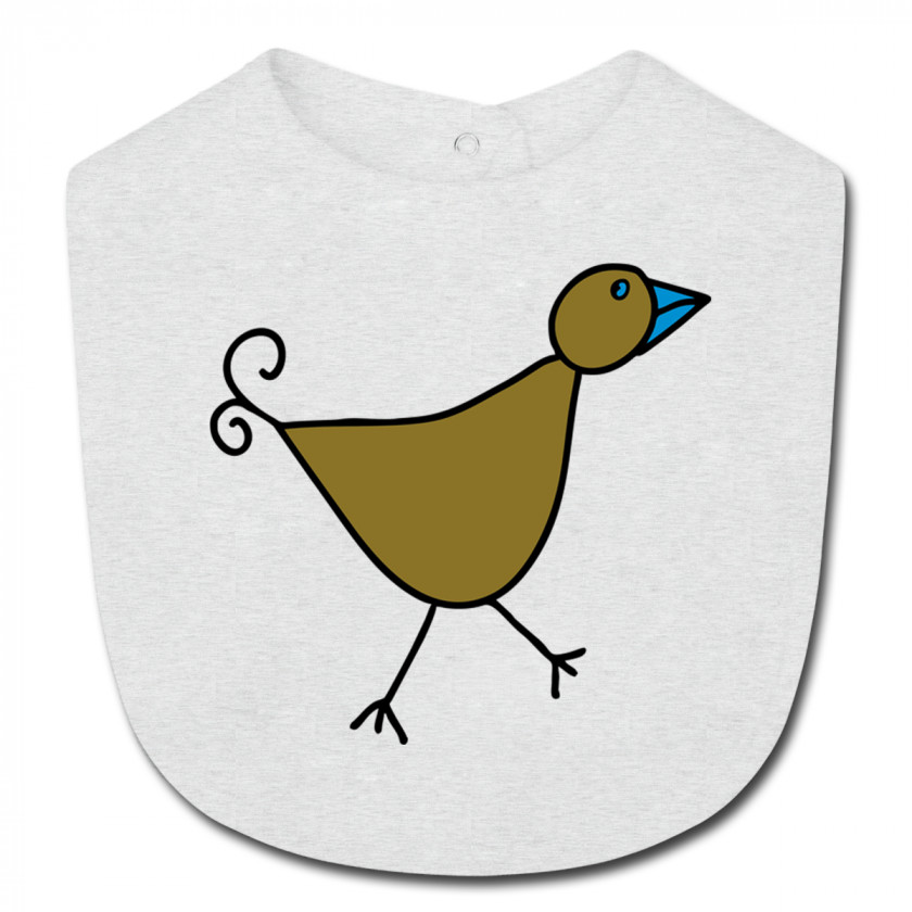 Quail Duck Bird Bib Infant T-shirt PNG