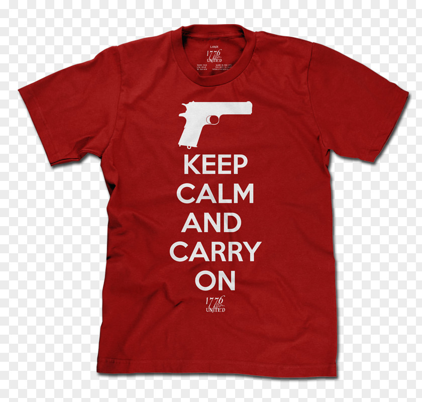 T-shirt Keep Calm And Carry On United Kingdom Desktop Wallpaper PNG