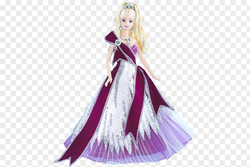 Barbie Queen Of Sapphires Doll Mattel Holiday PNG