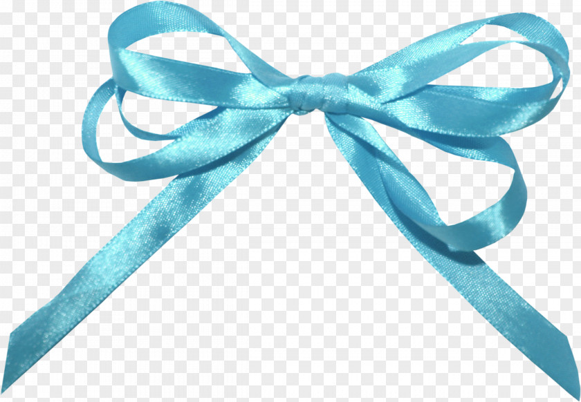 Bow Ribbon Blue Clip Art PNG