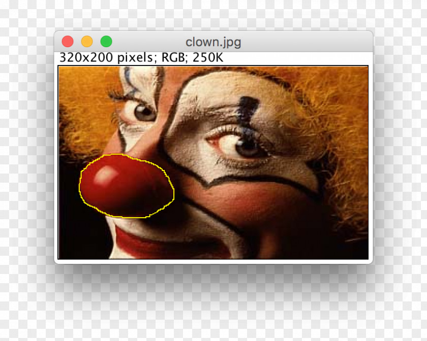 Clown Color Image ImageJ Contrast PNG