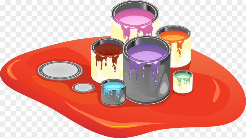 Vector Paint Bucket Plastic Clip Art PNG