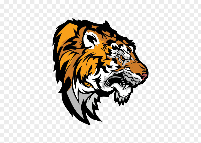 Cat Bengal Tiger Mascot Clip Art PNG