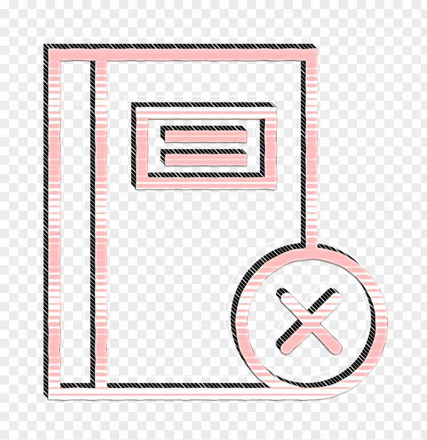 Notebook Icon Bookmark Interaction Set PNG