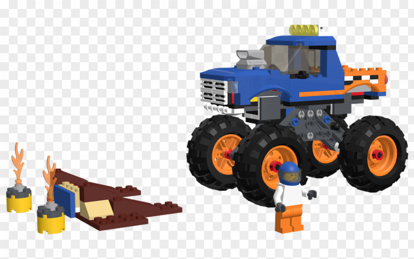 Blaze Monster Truck Motor Vehicle Product Design LEGO Tractor PNG