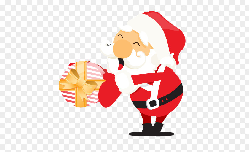 Card Love Santa Claus Christmas Gift PNG