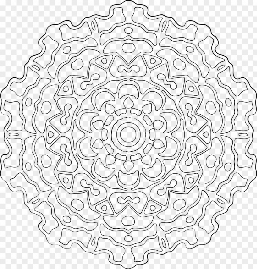 Circle Mandala Celtic Knot Coloring Book PNG