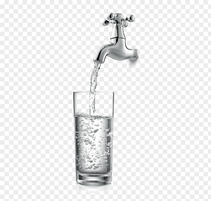 Faucet And Cup Tap Water Drinking PNG
