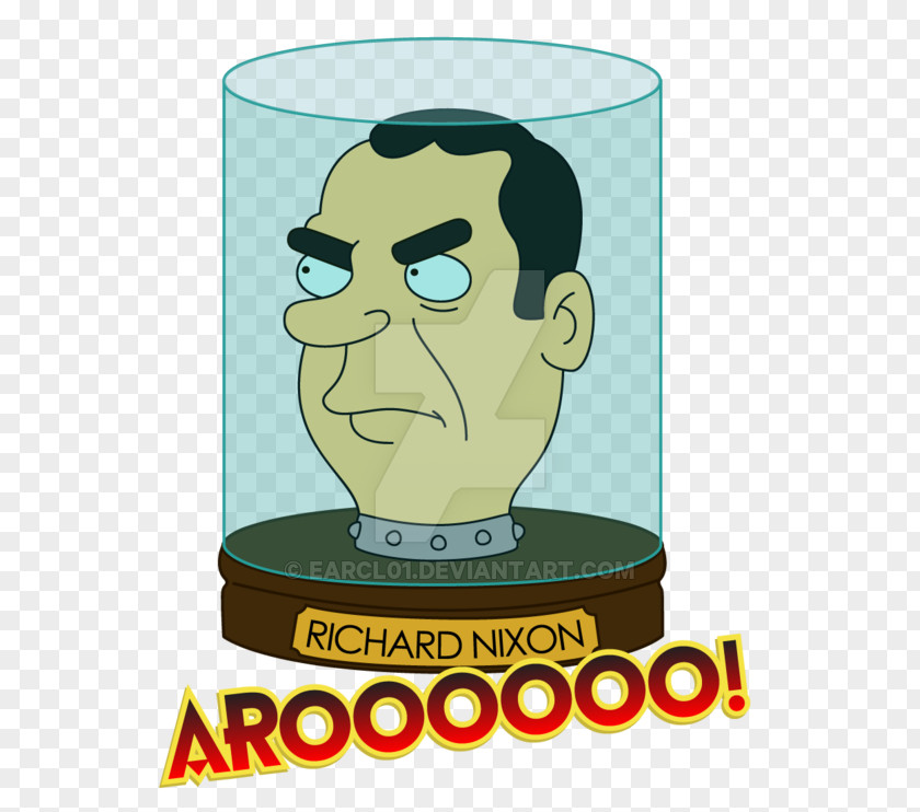 Futurama Richard Nixon Red Pill And Blue Decision 3012 Art PNG