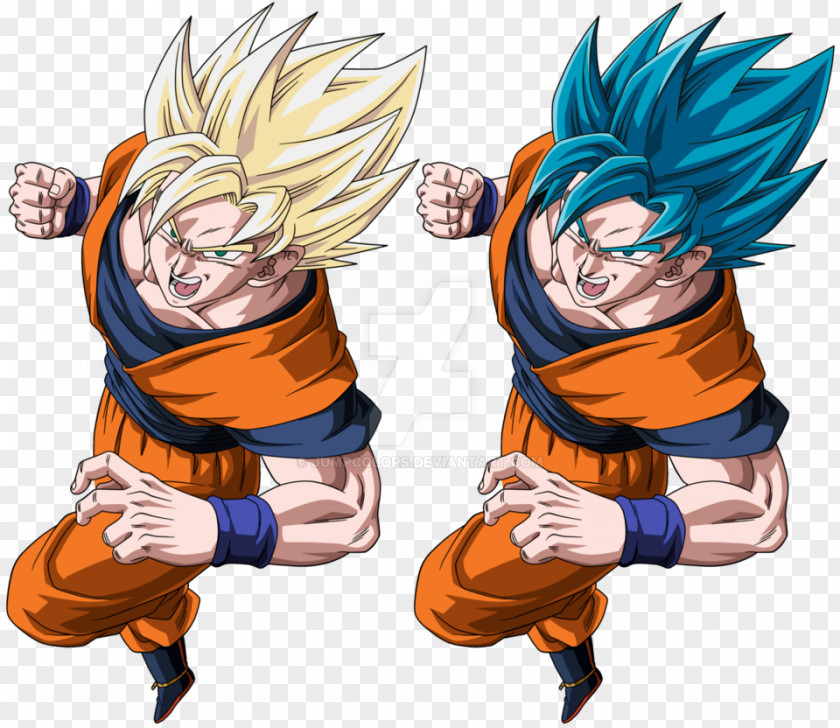 Goku Blue Vegeta Majin Buu Gohan Frieza PNG