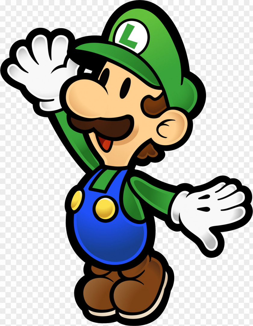 Luigi Super Paper Mario New U Mario: The Thousand-Year Door & Luigi: Jam PNG