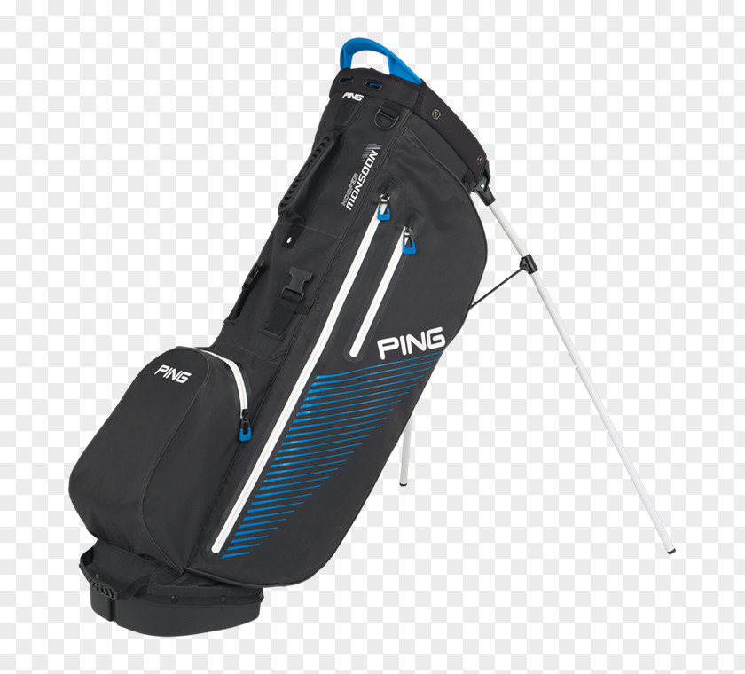 Nike Rain Jacket With Hood NEW Ping Hoofer Monsoon Black/Birdie Blue Golf Carry Stand Bag PING Bag, Male, Navy 181 PNG