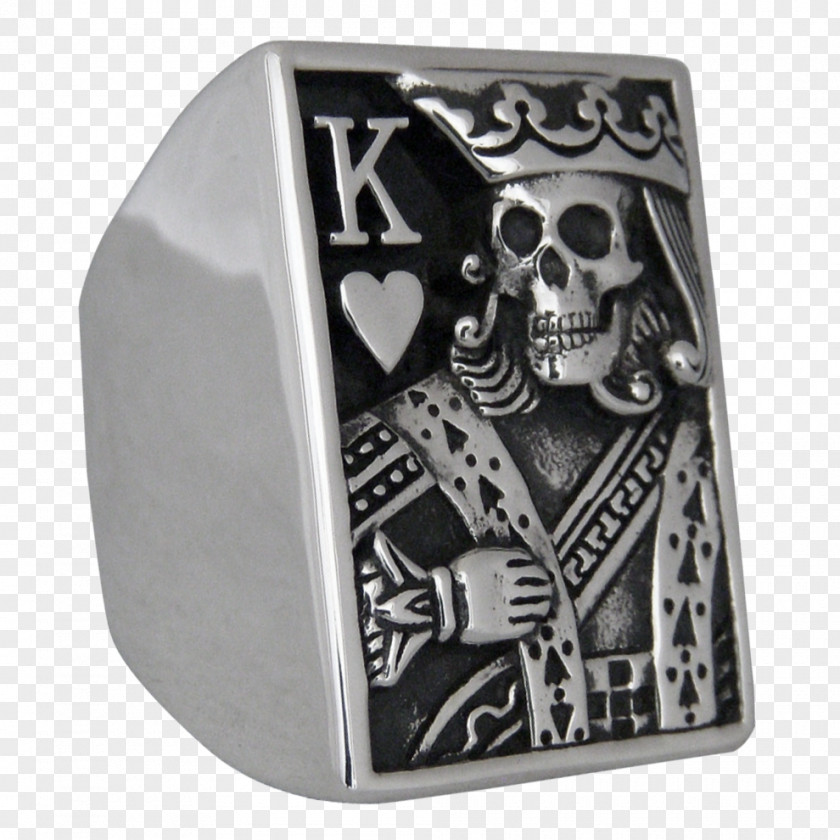 Silver Skull Brand PNG