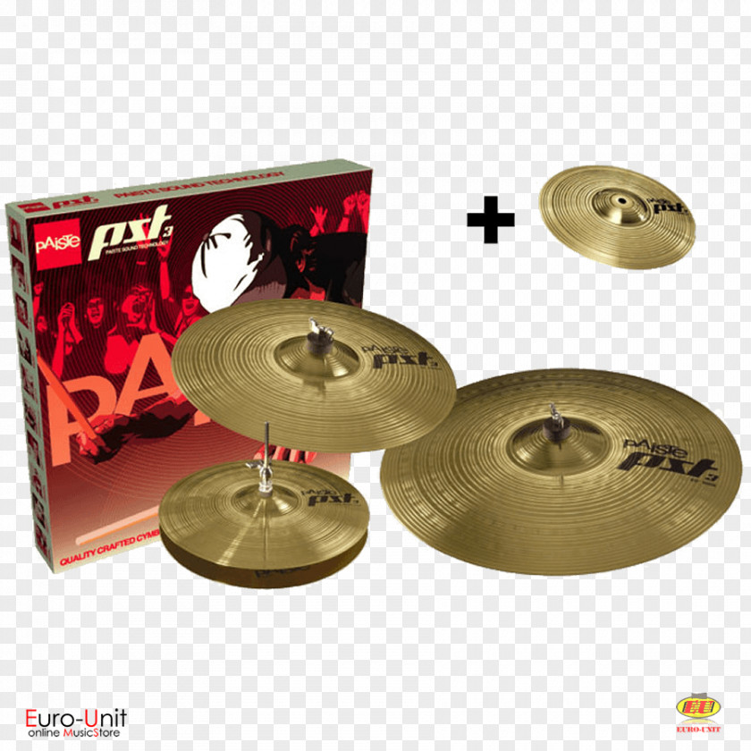 Drums Cymbal Pack Paiste Ride PNG