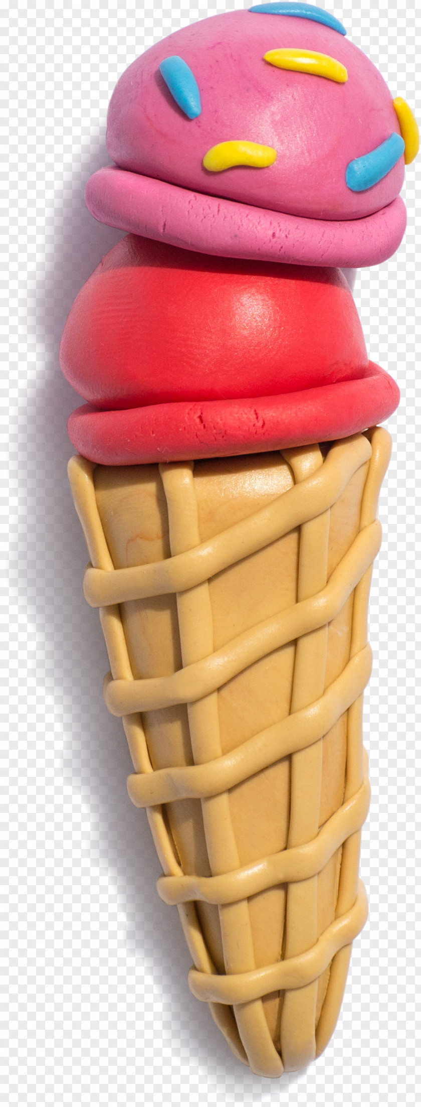 Plasticine Ice Cream Clay Material PNG