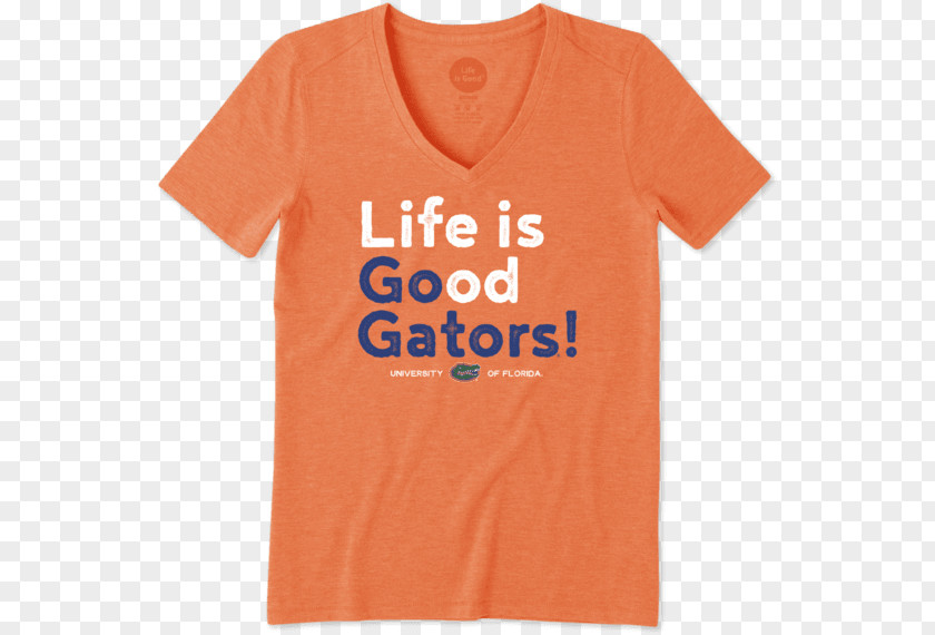 Uf Go Gators T-shirt Sleeve Jersey Neck PNG