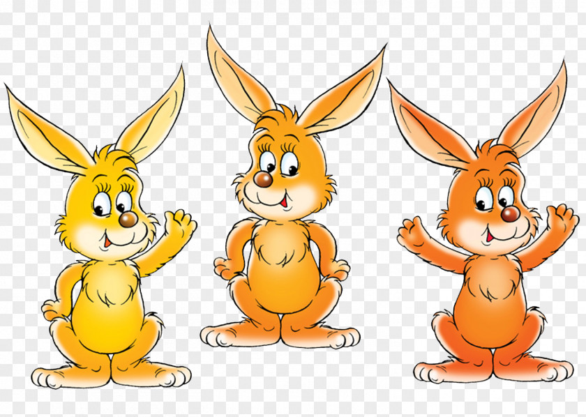 Three Cute Little Bunny Rabbit Computer File PNG