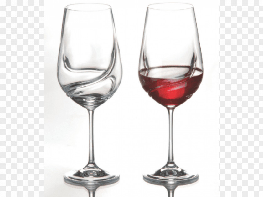 Wine Red White Glass Bohemian PNG