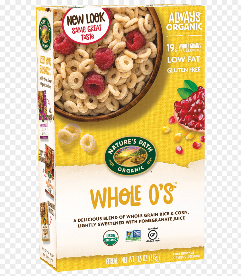 American Recipe Breakfast Cereal Organic Food Vegetarian Cuisine Honey Nut Cheerios Nature's Path PNG