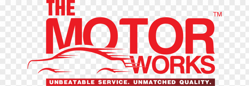 Car THE MOTOR WORKS Logo Motor Vehicle Service Maintenance PNG