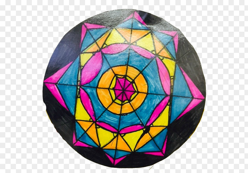 Design Stained Glass Art Visual Elements And Principles Mandala PNG