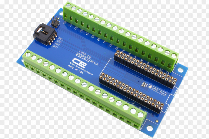 Particle Board RAM Microcontroller Electrical Connector I²C Terminal PNG