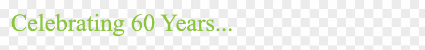 60 YEARS Green Close-up Line Font PNG