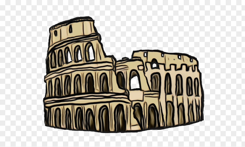 Building History Colosseum Roman Forum Ancient Rome Architecture Transparency PNG