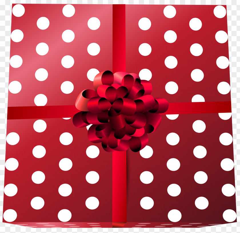 Gift Box Red Transparent Clip Art Wine Polka Dot Placemat PNG