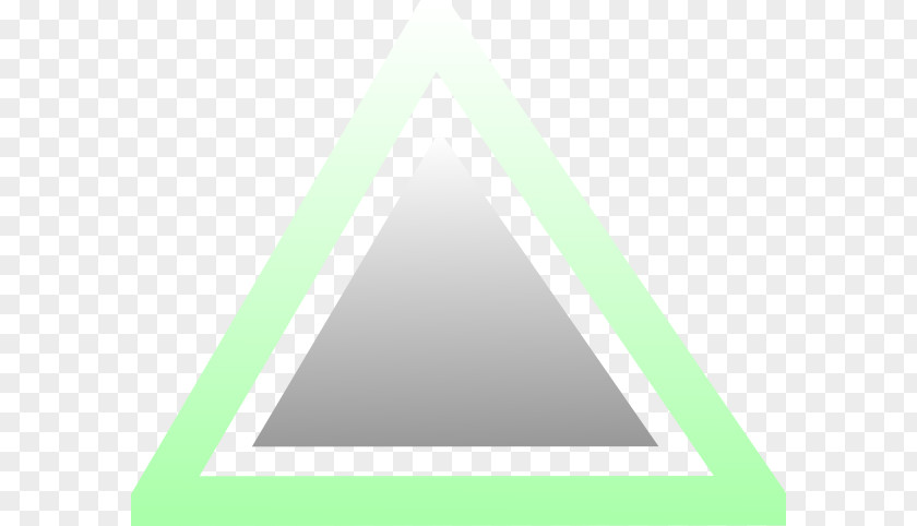 Green Triangle Font PNG