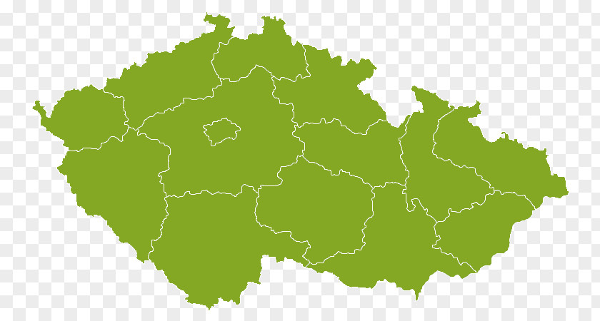 Map Czech Republic PNG