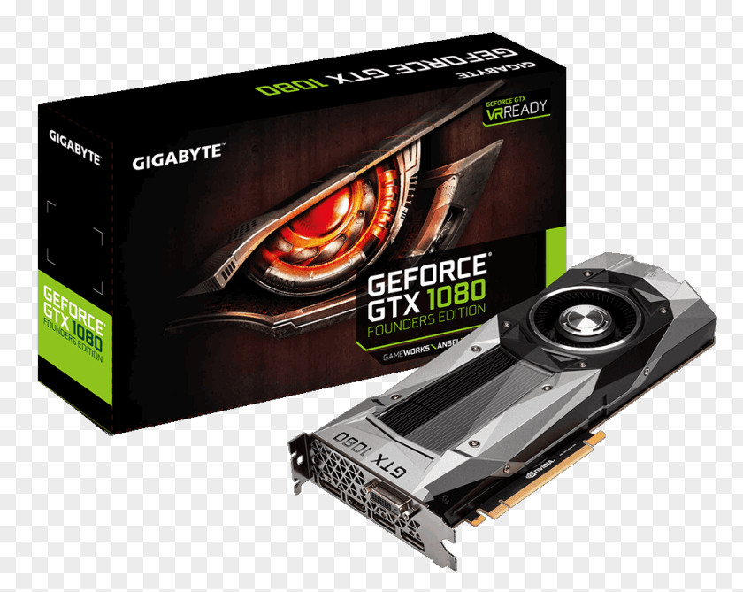 Nvidia Graphics Cards & Video Adapters 英伟达精视GTX 1080 Gigabyte Technology GeForce PNG