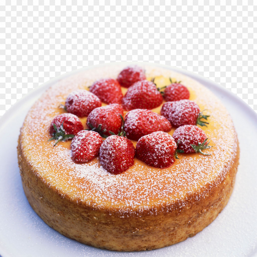 Roasted Strawberry Cake Cheesecake Cream Juice Milk PNG