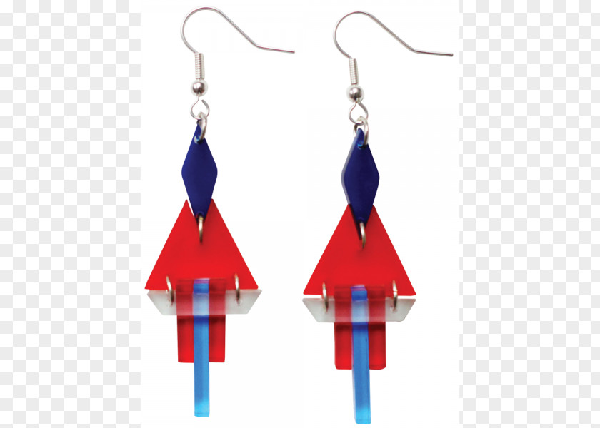 Christmas Earring Cobalt Blue Body Jewellery Ornament PNG