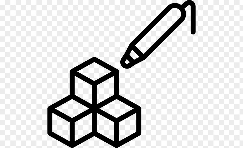 Cube Icon Design Clip Art PNG