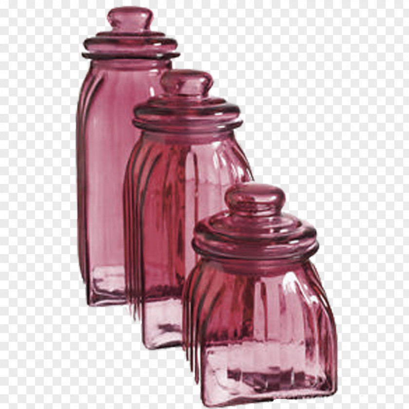 Glass Jar Bottle Pink Kitchen PNG