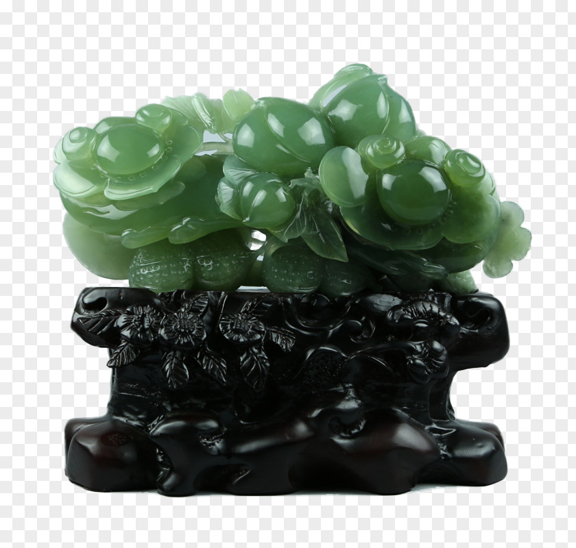 Good Luck Stone Carving Jade Ruyi PNG