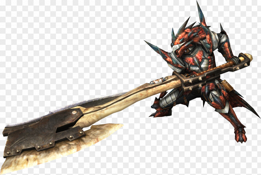 Axe Monster Hunter Tri 3 Ultimate Portable 3rd 4 Generations PNG