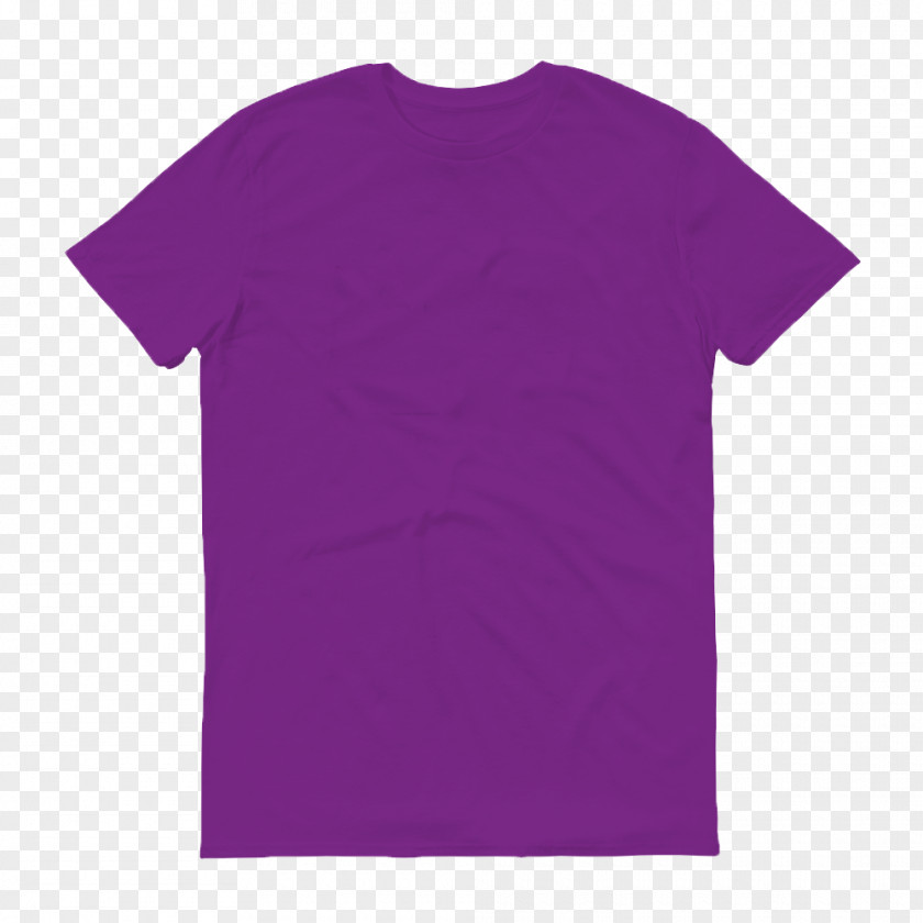 Bright T-shirt Purple Sleeve Gildan Activewear PNG