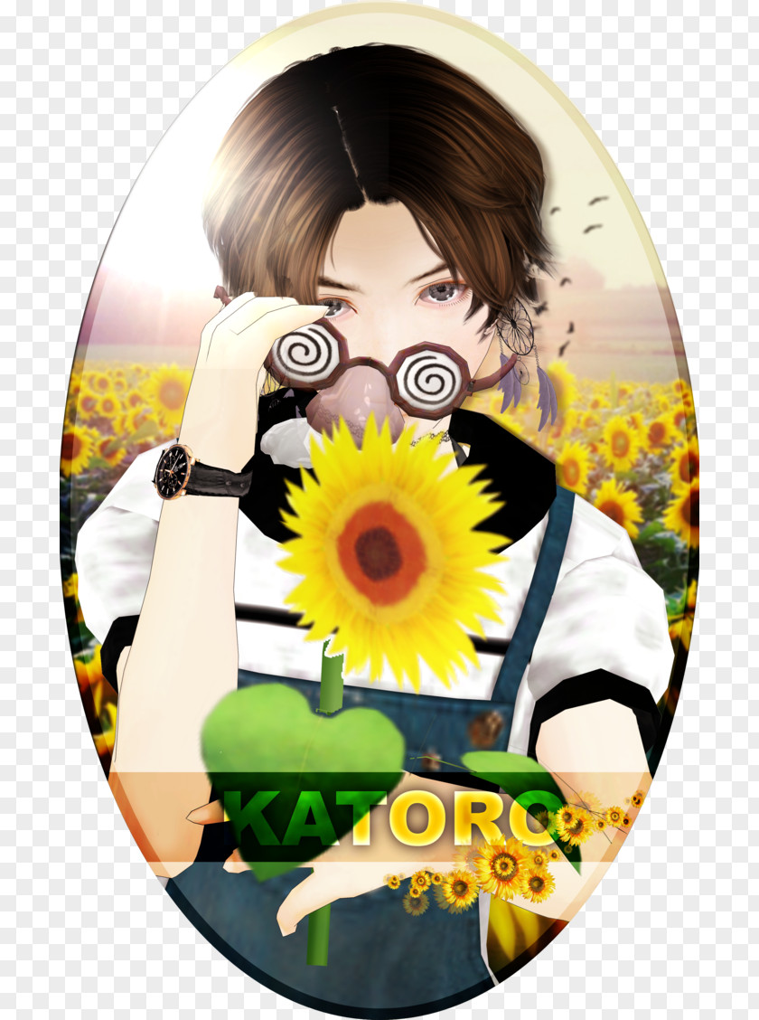 Design Floral Sunflower M PNG