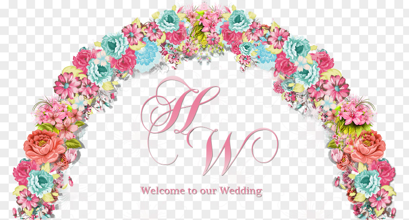 Wedding Stage Flower PNG