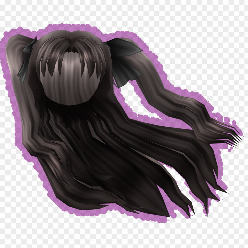 Hair Rin Tōsaka Black Long Ponytail PNG