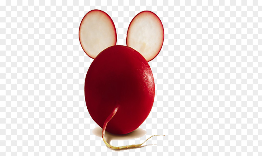 Onion Mickey Mouse Red PNG