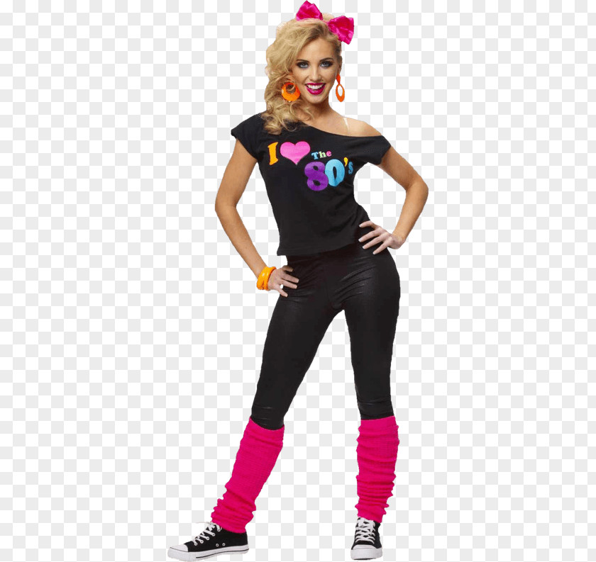 Party People 1980s T-shirt Costume Fashion PNG