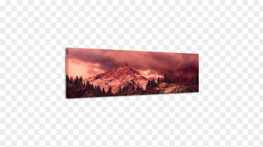 Rocky Mountain Painting Picture Frames Canvas Tableau Décoration PNG